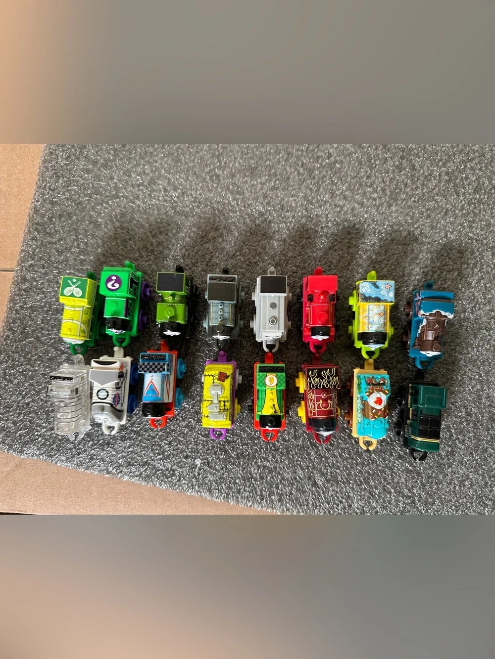 Thomas The Train & Friends Micro Trains Minis Lot  of 16 Retro Miniatures